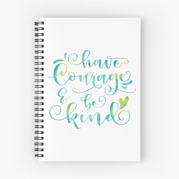 Item preview, Have Courage and Be Kind Watercolor Calligraphy Quote designed and sold by CottonwoodToo.