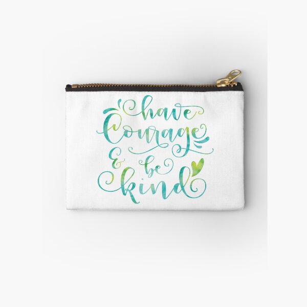 Item preview, Have Courage and Be Kind Watercolor Calligraphy Quote designed and sold by CottonwoodToo.