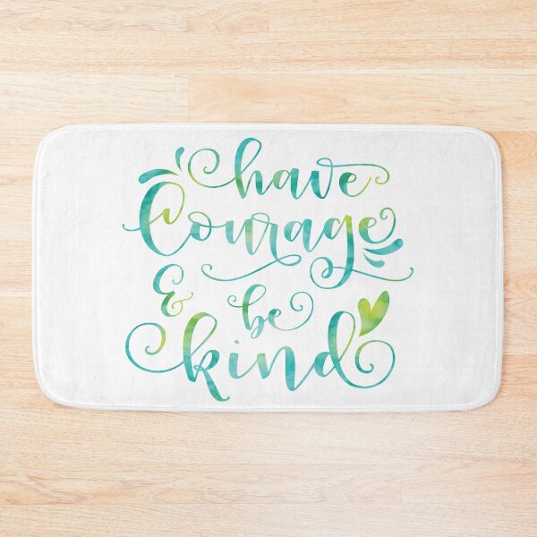 Item preview, Have Courage and Be Kind Watercolor Calligraphy Quote designed and sold by CottonwoodToo.