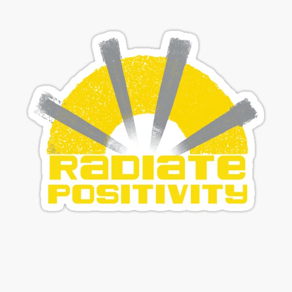 Radiate Positivity Sticker