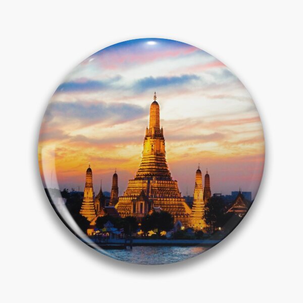 Item preview, Wat Arun buddhist temple in Bangkok, Thailand designed and sold by khals1.