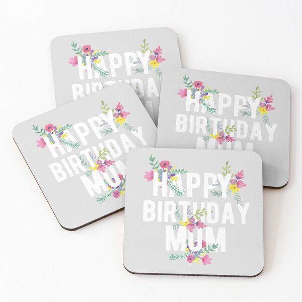 Item preview, Happy Birthday Mum Floral designed and sold by Zentropik.