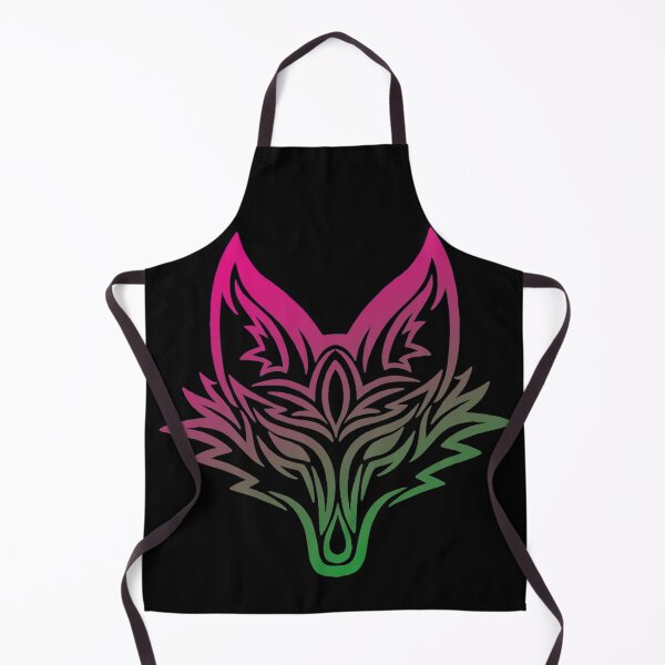Item preview, Tribal Fox Head - Pink & Green designed and sold by Katrina Montgomery.