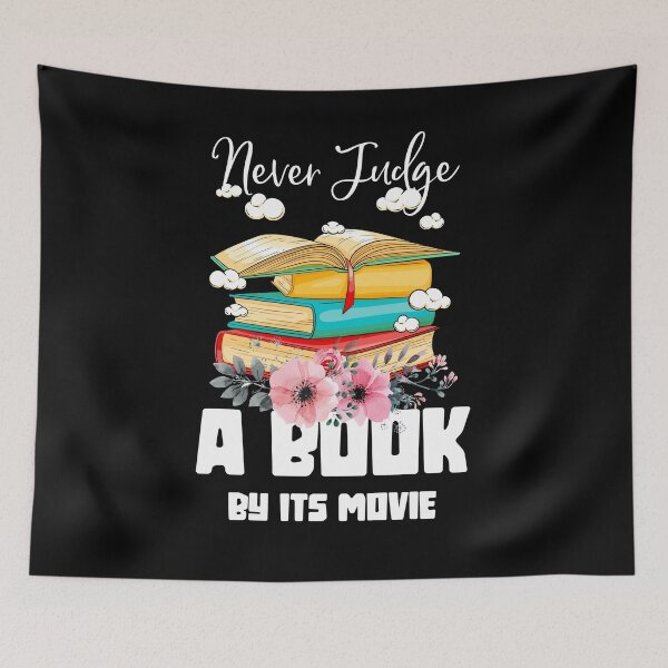 Item preview, Never Judge A Book By Its Movie Reading Book Lovers designed and sold by BaseStore.