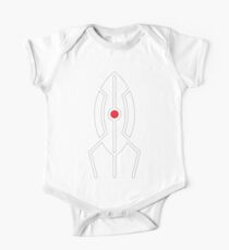 Minimaler Portal Revolver Baby Body Kurzarm