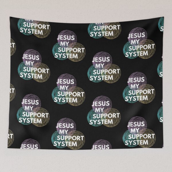 Item preview, Jesus my support system designed and sold by Lorie Data.