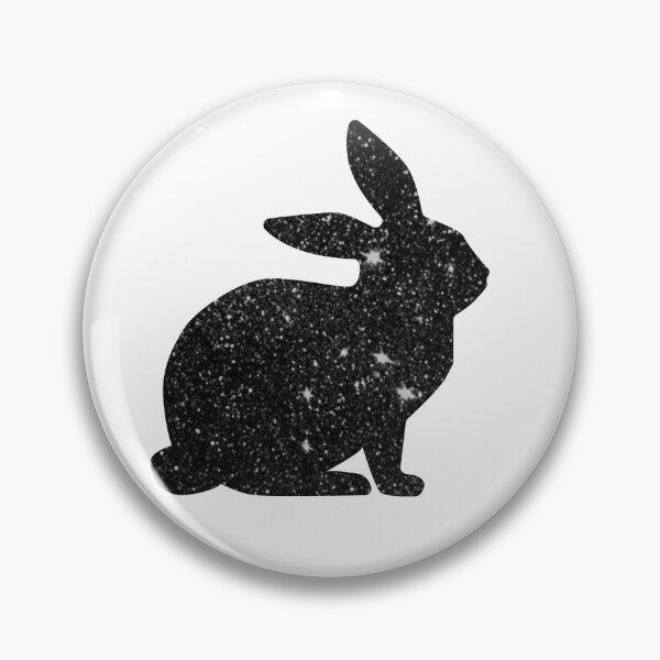 Item preview, Black Faux Glitter Easter Bunny designed and sold by Felicity-K.