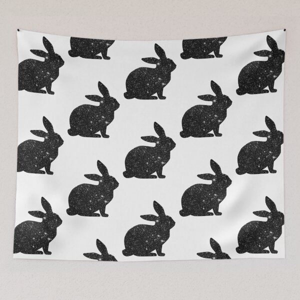 Item preview, Black Faux Glitter Easter Bunny designed and sold by Felicity-K.