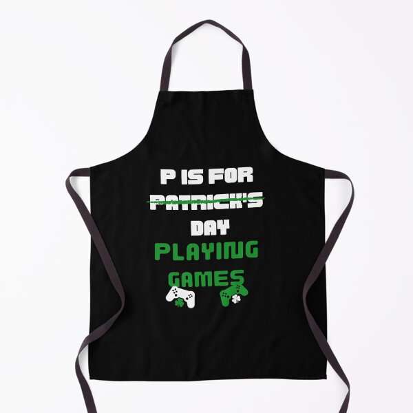 Item preview, P is For Playing Games st Patricks Day, St Patrick's Day Gamers designed and sold by dress-in.