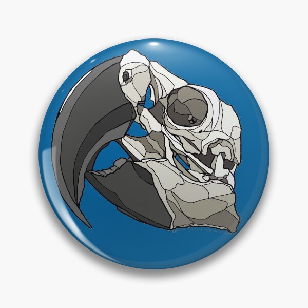 Item preview, Hyacinth Macaw Skull (Natural) designed and sold by TinkerandBone.