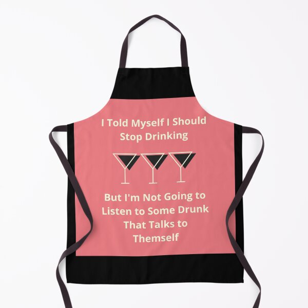 Item preview, I told myself to stop drinking funny joke meme design designed and sold by TheHappyK.