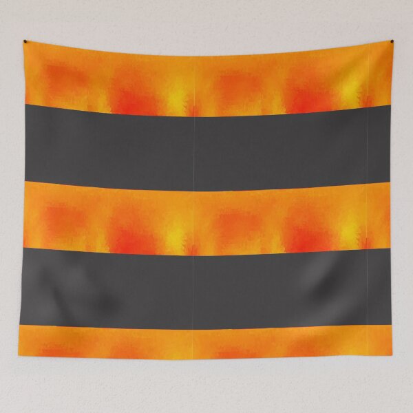 Item preview, Orange and Black Stripes designed and sold by Smartalb.