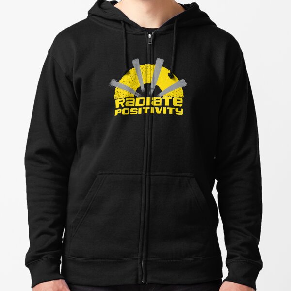 Radiate Positivity Zipped Hoodie