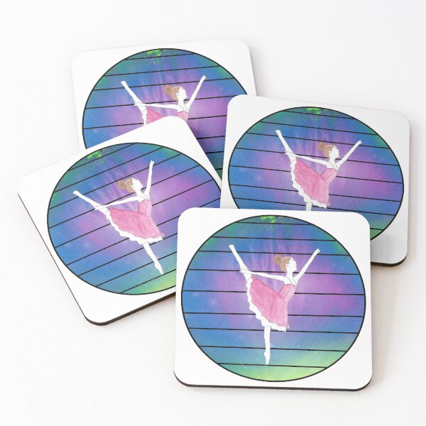 Item preview, Ballerina in Abstract Colored Circle with Lines designed and sold by AliCatOriginals.