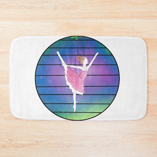 Item preview, Ballerina in Abstract Colored Circle with Lines designed and sold by AliCatOriginals.