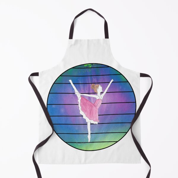 Item preview, Ballerina in Abstract Colored Circle with Lines designed and sold by AliCatOriginals.