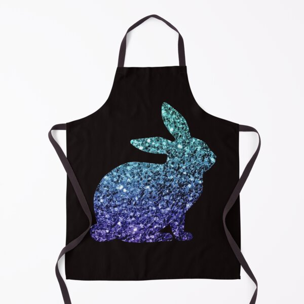 Item preview, Teal and Blue Ombre Faux Glitter Easter Bunny designed and sold by Felicity-K.