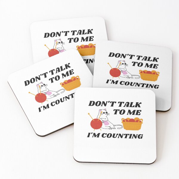 Item preview, Don't Talk To Me I'm Counting designed and sold by momsnpops.