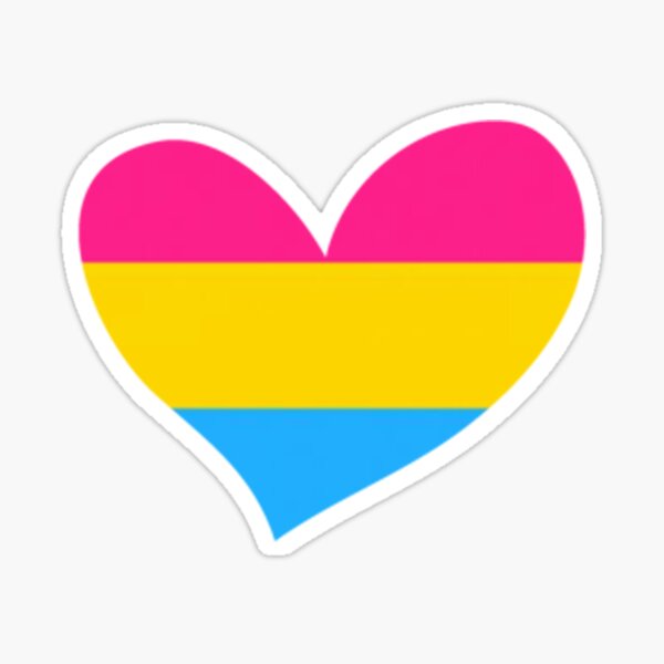 Pansexual Pan Pride Flag Heart Lgbt Lgbtq T Sticker For Sale By Lukifo Glacier Redbubble