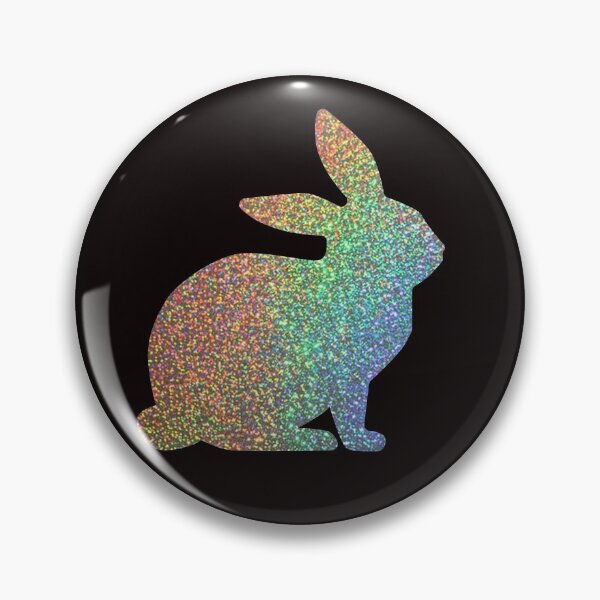 Item preview, Holographic Rainbow Faux Glitter Easter Bunny designed and sold by Felicity-K.