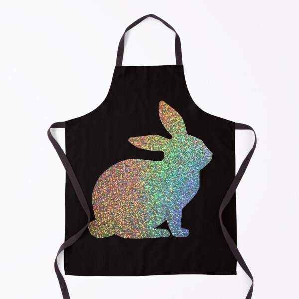 Item preview, Holographic Rainbow Faux Glitter Easter Bunny designed and sold by Felicity-K.