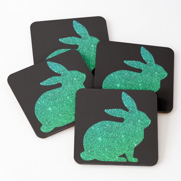 Item preview, Green Ombre Faux Glitter Easter Bunny designed and sold by Felicity-K.