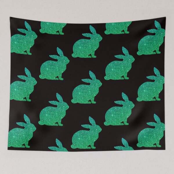 Item preview, Green Ombre Faux Glitter Easter Bunny designed and sold by Felicity-K.