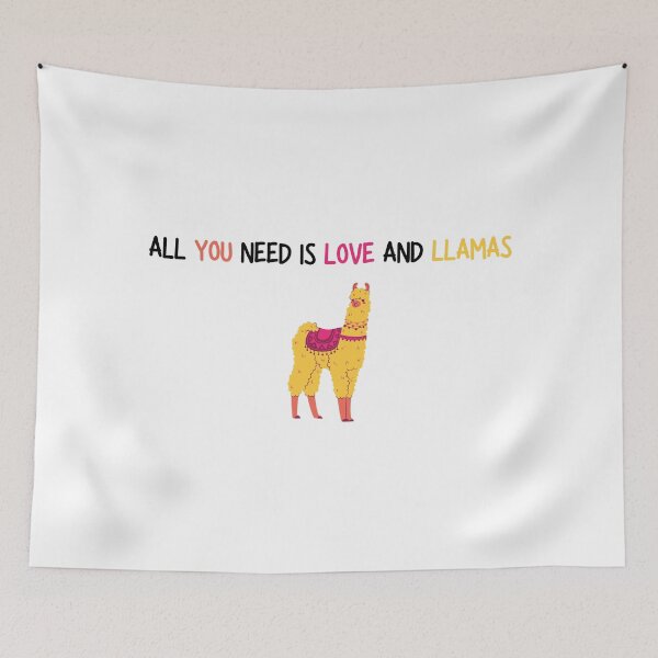 Item preview, all you need is love and llamas designed and sold by travelnerd.