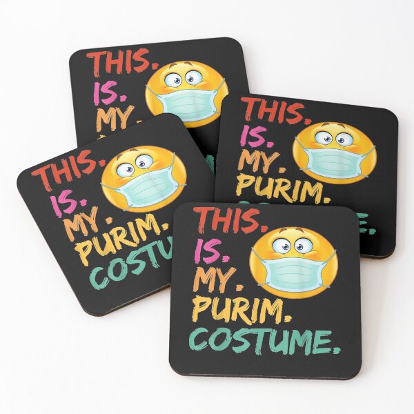 Item preview, This is my Purim Costume funny Jewish Face Mask designed and sold by michaelscoe.