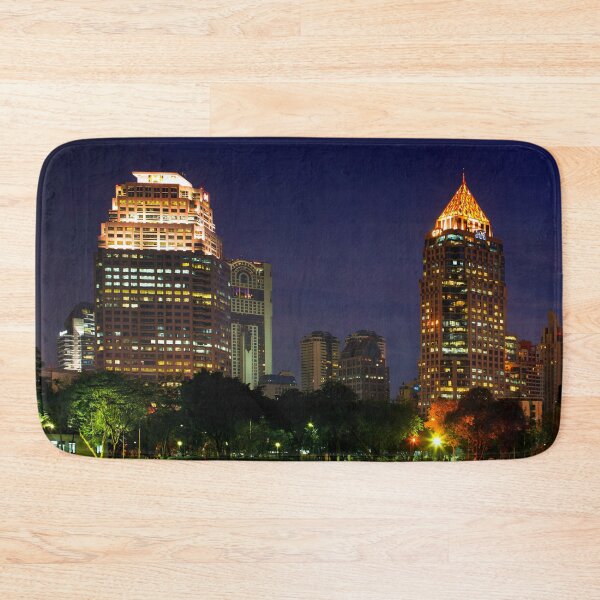 Item preview, Bangkok city and Lumphini Park sunset, Thailand designed and sold by khals1.