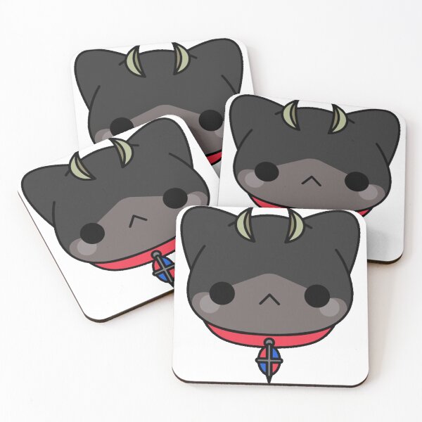 Item preview, Blue Exorcist Kuro Cat Demon Face Ao no exorcist designed and sold by Boukem15.