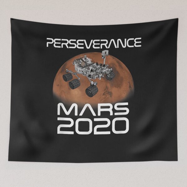Item preview, Perseverance Rover Mars 2020 Mars Landing T-Shirt designed and sold by Lukifo-Glacier.