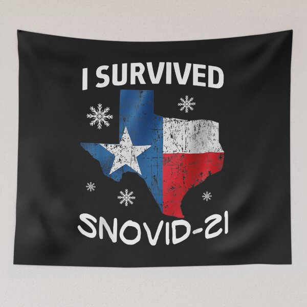 Item preview, Snowstorm Texas 2021 I survived snovid-21 Snow Ice Outage  designed and sold by Lukifo-Glacier.