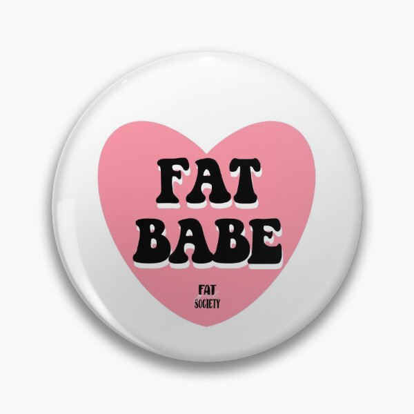 Item preview, Fat Babe Heart designed and sold by fatgirlshop.