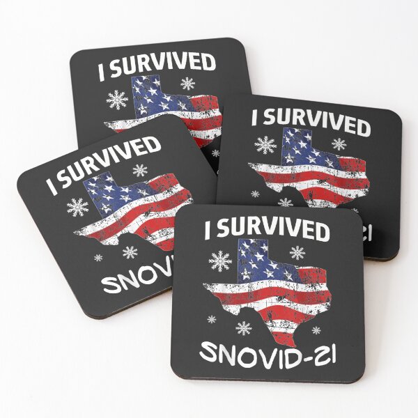 Item preview, Snowstorm Texas 2021 I survived snovid-21 Snow Ice Outage T-Shirt designed and sold by Lukifo-Glacier.