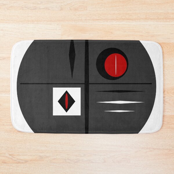 Item preview, Black White and Red  Geometric Abstract 26 designed and sold by vortexatelier.