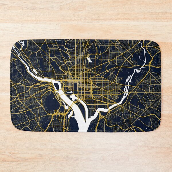 Item preview, Washington DC City Map of the United States - Gold Art Deco designed and sold by deMAP.