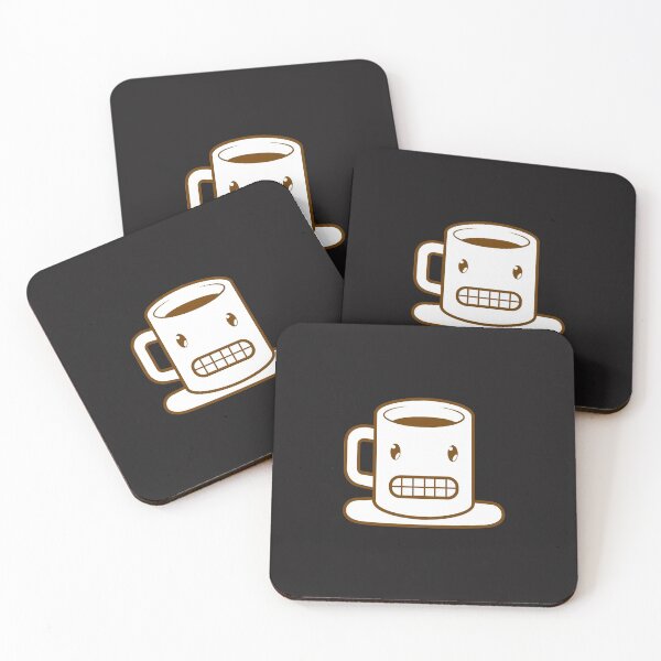 Item preview, Scared Coffee Cup designed and sold by RedsStickerShop.