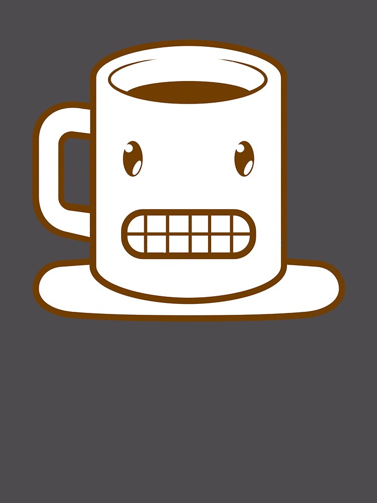 Thumbnail 6 of 6, Premium Oversized Sweatshirt, Scared Coffee Cup designed and sold by RedsStickerShop.