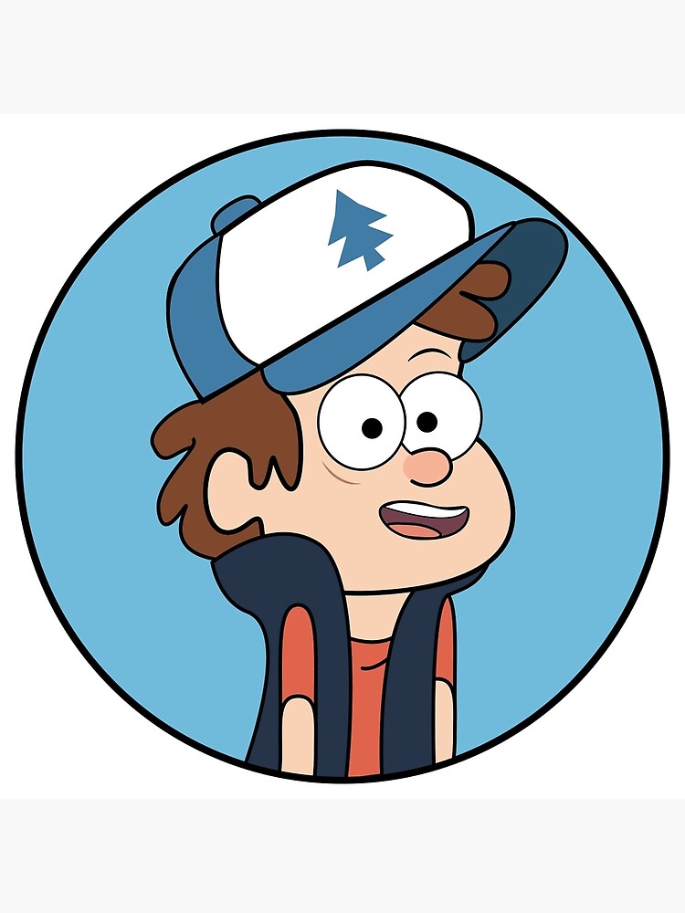 Men's Gravity Falls Cartoon Dipper Soos Ramirez Round Neck T