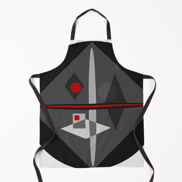 Item preview, Black White and Red Geometric Abstract 29 designed and sold by vortexatelier.