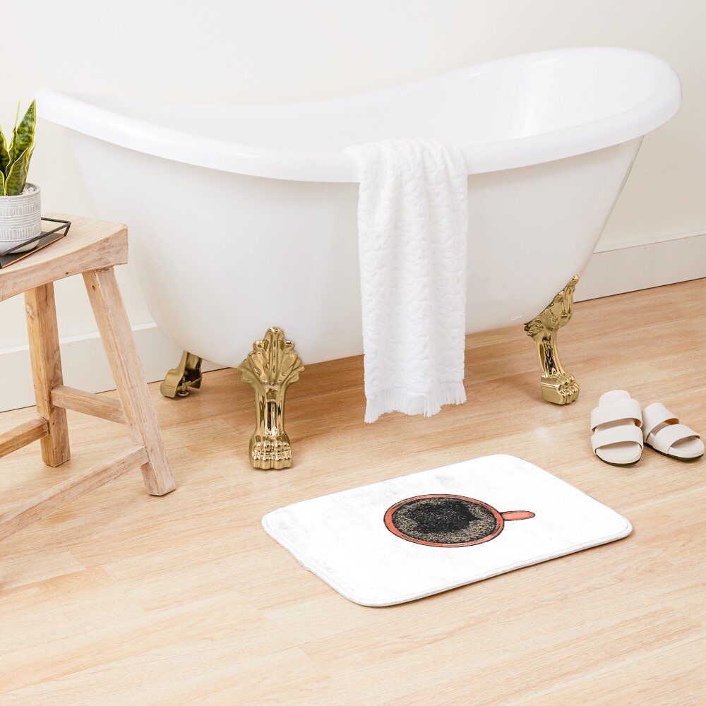 Item preview, Bath Mat designed and sold by RedsStickerShop.