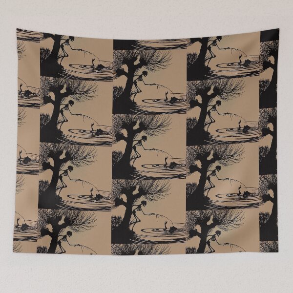 Item preview, Skeleton and Drowning Man designed and sold by Good-Looking Corpse.