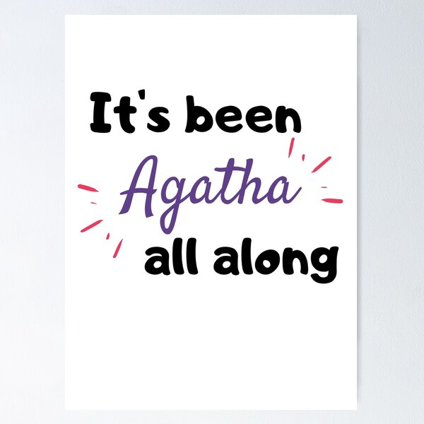 Artikelvorschau, Agatha die ganze Zeit entworfen und verkauft von MaddieWhovian.