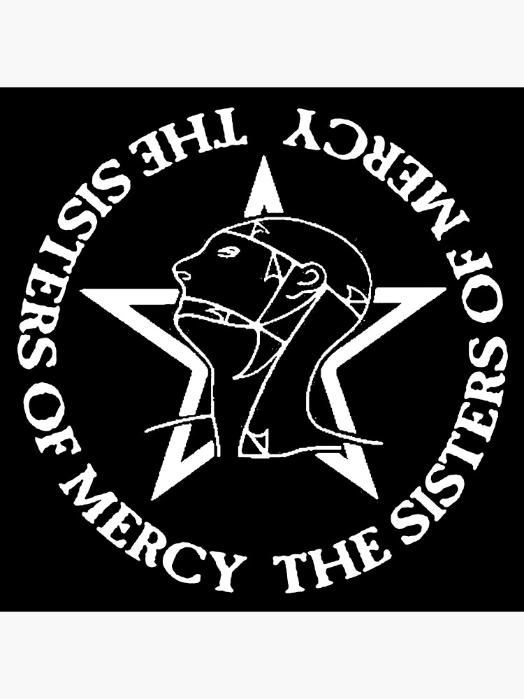 Extra Ordinary Art Design Of The Sisters Of Mercy Logo Poster For