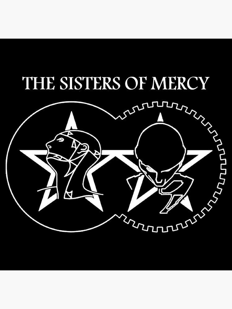 Extra Ordinary Art Design Of The Sisters Of Mercy Logo Bath Mat for Sale  by gmollindinia2d