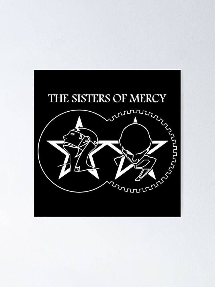 Extra Ordinary Art Design Of The Sisters Of Mercy Logo Bath Mat for Sale  by gmollindinia2d