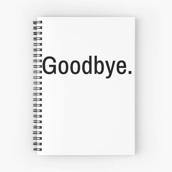 Item preview, Goodbye. designed and sold by RelatableTexts.