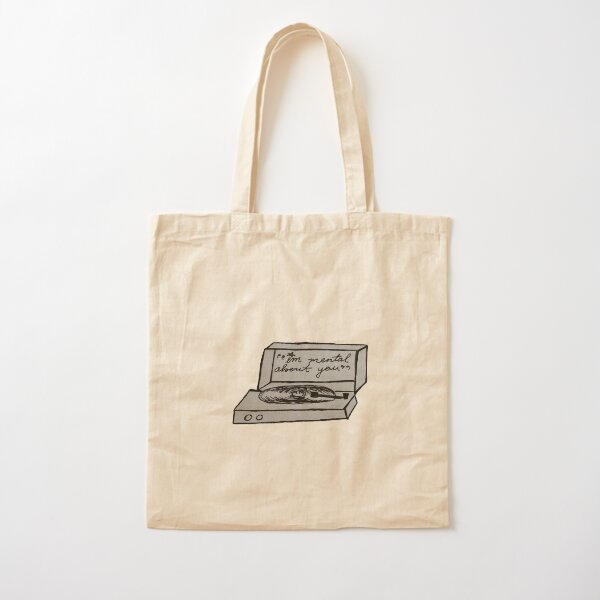 "I'm mental about you" Cotton Tote Bag
