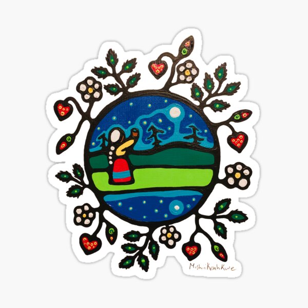 water and berries Sticker